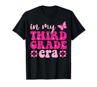 Third Grade Era Shine Flower Back School Student Teacher T-Shirt