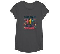 Third Grade Girl Power: Empowering Young Students T-Shirt, Girls, Dark Heather Grey, Medium