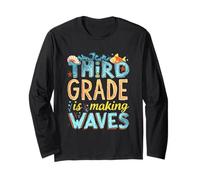Third Grade is Making Waves Third Grade Long Sleeve T-Shirt