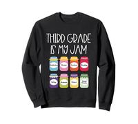 Third Grade Is My Jam 3rd Grade Teacher Back to School Sweatshirt