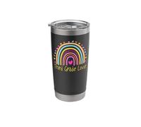 Third Grade Love Teacher Rainbow Stainless Steel Insulated Tumbler