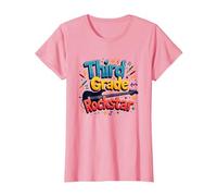 Third Grade Rockstar: Cool Back to School Music Vibes T-Shirt, Women, Pink, XXL