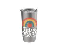 Third Grade So Proud of You Rainbow Stainless Steel Insulated Tumbler
