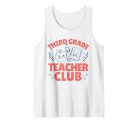 Third Grade Teacher Club First Day of School Tank Top