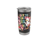 Third Grade Teacher Off to Teach Back to School Duck Stainless Steel Insulated Tumbler