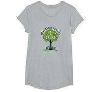 Third Grade Teacher Tribe: Nurturing Young Minds T-Shirt, Girls, Heather Grey, Large
