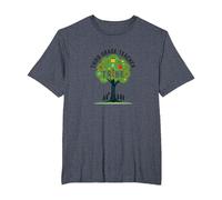 Third Grade Teacher Tribe: Nurturing Young Minds T-Shirt, Men's Big and Tall, Heather Blue, 3X Tall