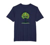 Third Grade Teacher Tribe: Nurturing Young Minds T-Shirt, Men's Big and Tall, Navy, 6X Tall
