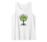 Third Grade Teacher Tribe: Nurturing Young Minds Tank Top, Men, White, XL