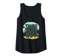 Third Grade Tough Guy: Fun School Adventure Attitude Tank Top, Women, Black, S