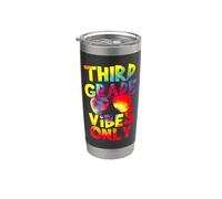 Third Grade Vibes Back to School Teacher Student Tie Dye Stainless Steel Insulated Tumbler