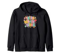 Third Grade Vibes Retro First Day Back to School Students Zip Hoodie