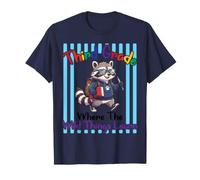 Third Grade Where The Wild Things Learn Raccoon Joy Friends T-Shirt