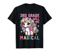 Third Grade Will Be Magical Unicorn Back to School Girl Kid T-Shirt