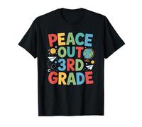 Third Grader Teaching School Educator, Peace Out 3Rd Grade T-Shirt