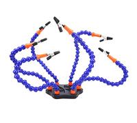 Third Hand Helping Hands Soldering Station, 13.6in 6 Arms Soldering Tool Helping Hands for Electronics Repair, DIY Projects, Installation and Modification of RC Drone