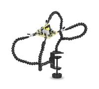 Third Hand Soldering Aid， 4-Claw Y-Type Welding Auxiliary Clamp Helping Hands Soldering Station Tool Multicolor(Black-Bclip)
