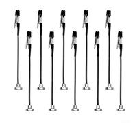 Third Hand Soldering Tool 10 Pack with Flexible Gooseneck and Magnetic Base for Secure Holding of Small Parts During Electronics Assembly