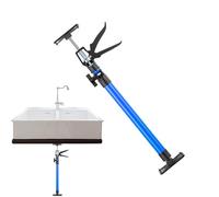 Third Hand Tool - Quick Steel Rod, Cabinet Support Jack | Adjustable Telescopic Lifting Pole Construction Brace System Suitable Sink Installation Undermount Fixture Alignment Mounting Stabilization