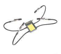 Third Helping Hands for Soldering Featuring Sturdy Metal Base 4 Bendable Arms and Silicone Clamped Tips for TS101 For TS80P SH72 Use
