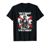 Third I am the Storm Burgundy Cross Spanish Army T-Shirt