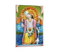 Third Incarnation of Lord Vishnu Hinduism Poster Indian Gods Religious Ritual Culture Home Decor Poster Wall Art Bedroom Decorative Room Aesthetic 12x18inch(30x45cm)