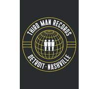 Third Man Records Nashville Detroit: Blank Lined Notebook Journal with 6x9 inches, 100 Page