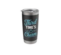 Third Marriage Third Time's A Charm Bride Future Mrs Stainless Steel Insulated Tumbler
