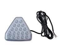 Third Stop Lamp Rear High Level Brake Light Universal Car Tail Third Brake Signal Light Rear Bumper Pilot Stop Lamp Triangle Sporty F1 Style Fit For BBA Car Accessories