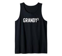 Third Time Grandy Again 3rd Power Baby Announcement Tank Top