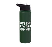 Third Wheel Lover Relationship Dating Humor Single Friend Stainless Steel Insulated Water Bottle