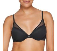 ThirdLove Classic Plunge Bra, Sexy Underwire V-Neck Bra for Small Breasts, Low Cut, No-Show Lines, Women's Everyday Comfort, Black, 34D