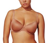 ThirdLove Classic T Shirt Bra, Tshirt Bras for Women, Everyday T-Shirt Comfort Bra, Smoothing for No-Show Lines, Underwire, Mocha, 32B