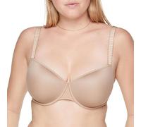 ThirdLove Classic T Shirt Bra, Tshirt Bras for Women, Everyday T-Shirt Comfort Bra, Smoothing for No-Show Lines, Underwire, Taupe, 36F