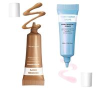 Thirst Burst Drops & Bronzing Drops Makeup Sets,Skincare Bronzer TanningDrops,Cream Bronzer For Dewy, Glowy & Sun-Kissed Finish,Brighten Moisturising With Hyaluronic Acid & 5% Niacinamide,Travel-Size