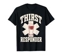 Thirst Responder Funny Beer Lover Pun Value Graphic T-Shirt