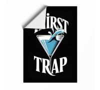 Thirst Trap Retro Unframed Wall Art Print A2 (59.4×42cm), Wall Decor for Living Room, Bedroom, Office & Home, Art Gift