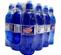 Thirsty Bubblegum Flavoured Still Water - Sugar Free, 500ml PET Bottle (12 Pack) - Fun - Vegan - Recyclable