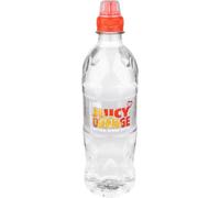 Thirsty Clear Juicy Orange - Flavoured Still Water, 500ml (Pack of 12) Sugar Free | Vegan | Natural Flavourings | No Colourings | Recyclable PET Bottle | Bottled in the UK