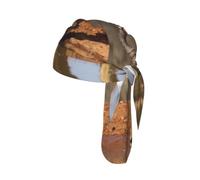 Thirsty Tan Impala Printed Mesh Cycling Cap Cap, Quick Dry Do Rag Helmet Liner for Outdoor Sports Fitness