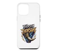 Thirsty Thorsday Viking Drinking Horn Norse Mythology Case for iPhone 12 Pro Max