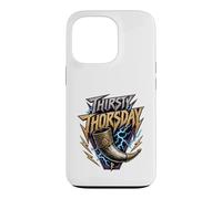 Thirsty Thorsday Viking Drinking Horn Norse Mythology Case for iPhone 13 Pro