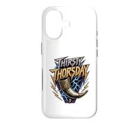 Thirsty Thorsday Viking Drinking Horn Norse Mythology Case for iPhone 17