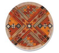 Thirstystone Southwest Pattern III 4 Pack Absorbent Stone Coasters with Protective Cork Backing Manufactured in The USA Artistic Absorbent Easily Wipes Clean