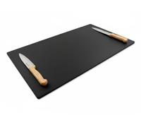 Thirteen Chefs 30x18 Extra Large Cutting Board for Fish, Meat, BBQ - 1/2 Inch Thick Black Plastic, Commercial Grade HDPP Poly with NSF Stamp, 10 pounds