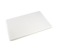 Thirteen Chefs Commercial Plastic Cutting Board, NSF, HDPP High Density Poly White 24 x 18 x 0.5 Inch