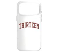 Thirteen Minimalist 13th Birthday Design 13-Year-Old Case for iPhone 17 Pro Max