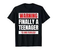 Thirteen Years Old Teenager At Last Funny 13th Birthday T-Shirt