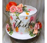 Thirty Cake Topper,Black Acrylic Cheers to 30 Years Cake Topper 30 Cake Topper for Happy 30th Birthday Decorations Anniversary 30th Birthday Decoration