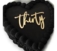 Thirty Cake Topper,Happy 30th Birthday Cake Topper,Gold Cheers to 30 Years Birthday Cake Pick 30 Fabulous Cake Decoration for Happy 30th Birthday Anniversary Party Cake Decorations Supplies